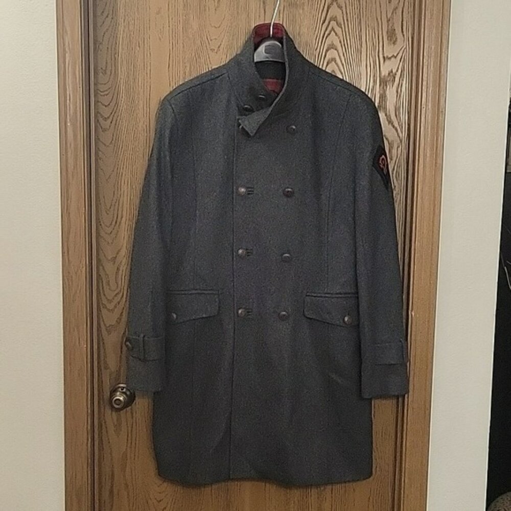 Musterbrand World of Warcraft Wool Coat - Charcoal Gray - XL